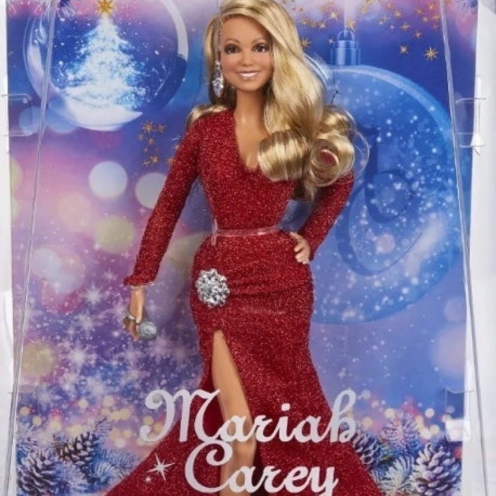 Barbie Mariah Carey Holiday Signature Christmas 2023 Doll Red Dress
